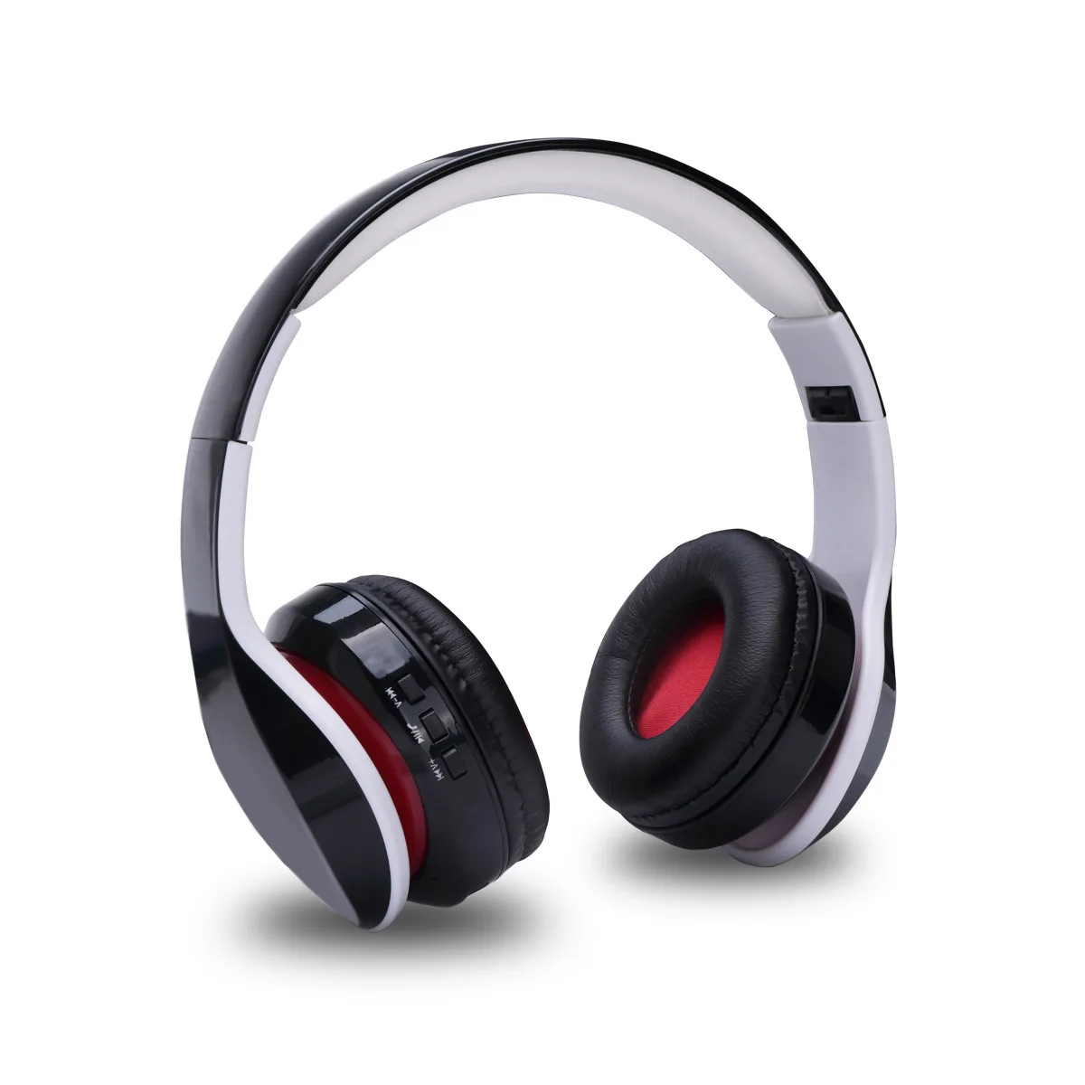 Hi Fi наушники Yulass беспроводные черные и мужские с шумоподавлением большие для ПК