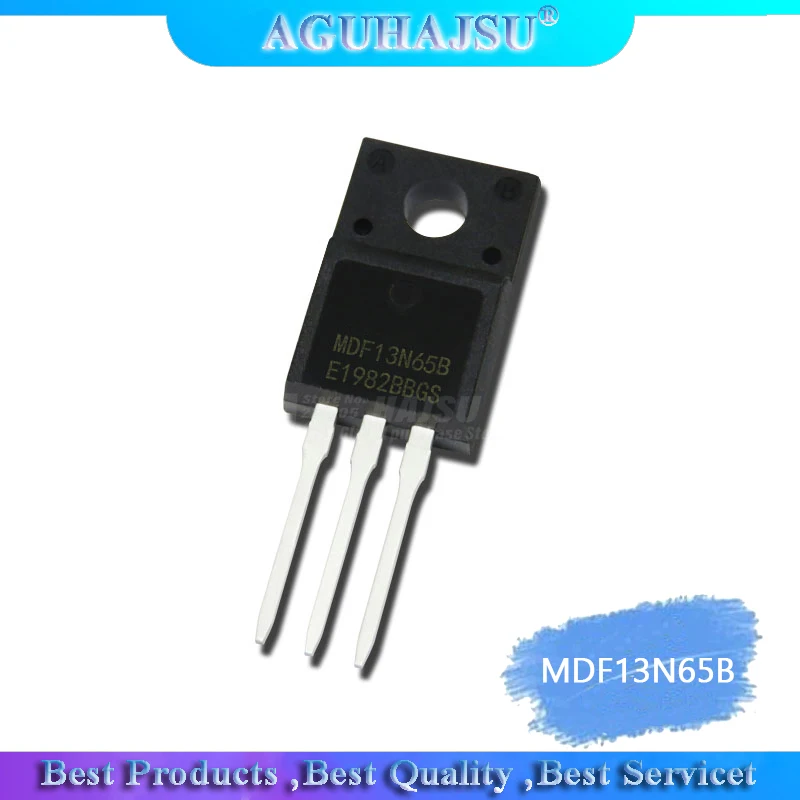 10 шт. новый оригинальный MDF13N65B MDF13N65 TO220F 13N65B MDF13N65BTH 650 в 13A | Электронные компоненты и