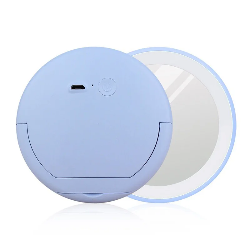 Дропшиппинг класса Люкс Для женщин Портативный складное макияжное зеркало с 10