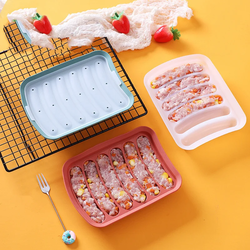 Силиконовая колбасная форма для кухни 6 с хот догом сделай сам инструмент