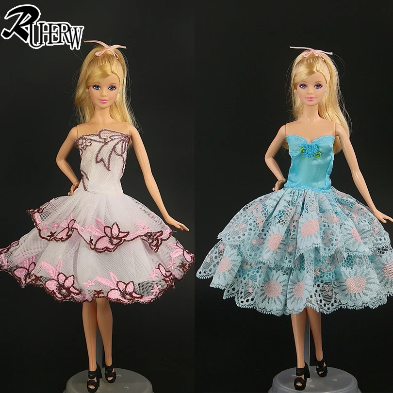 1 шт. модное балетное платье Одежда для куклы Барби высокое качество короткое