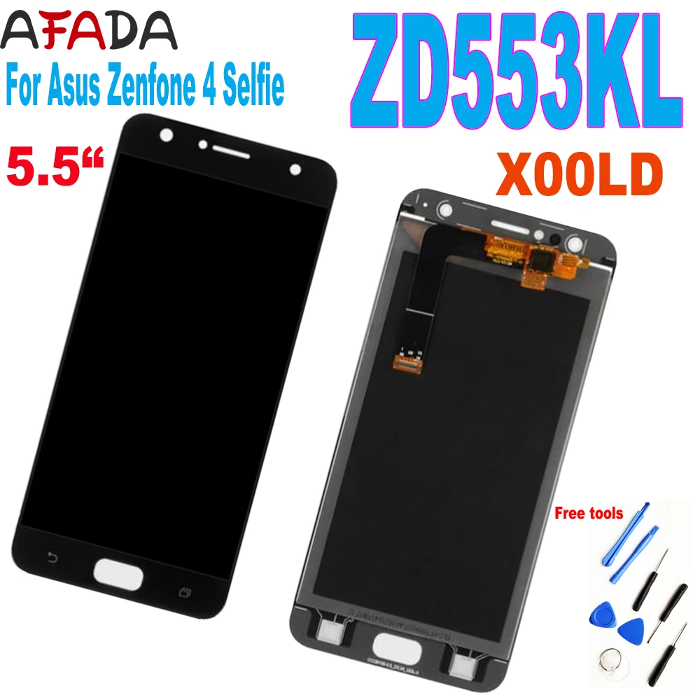 5 &quotЖК дисплей для ASUS Zenfone 4 Selfie ZD553KL X00LD ЖК панель сенсорный экран дигитайзер +