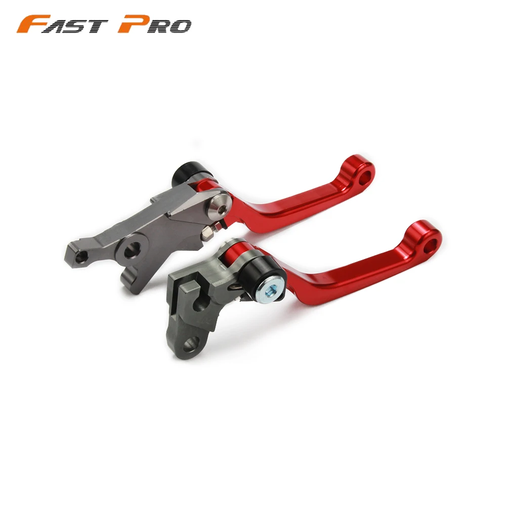 ЧПУ Заготовка поворотный Складной Красный рычаг сцепления и тормоза для Honda CRF250L