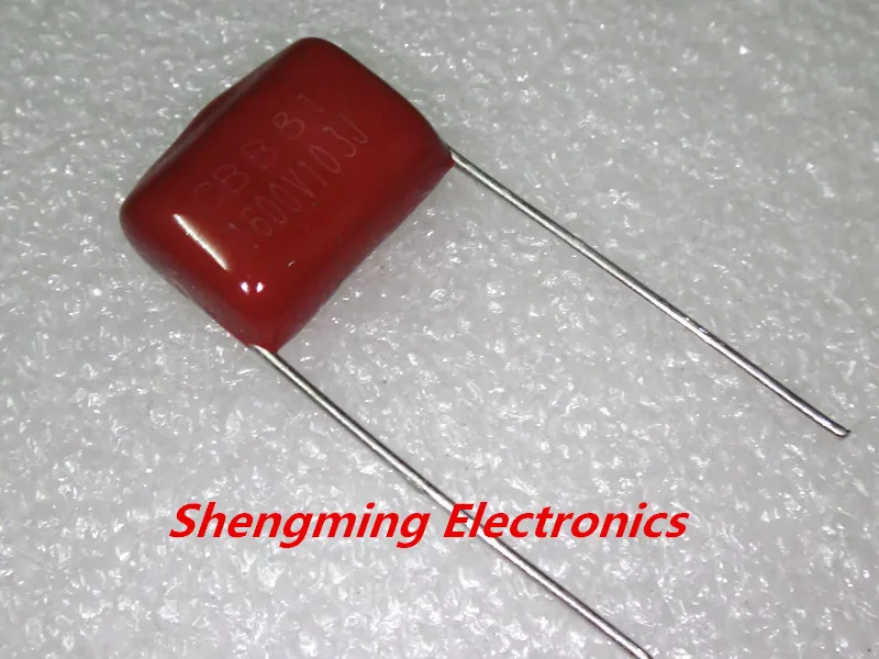 100PCS 1600V 103J 10NF 0.01UF 103 P=15MM CBB capacitor | Capacitors