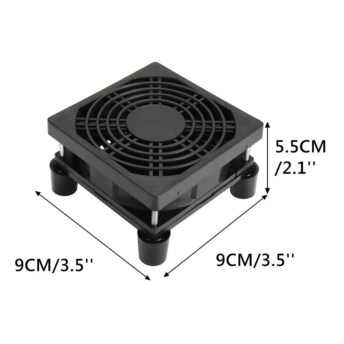 Охлаждающая стойка вентилятора для маршрутизатора сделай сам 9 см контроллер