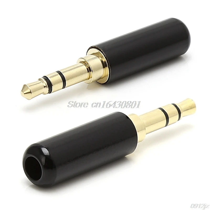 3 Poles 3.5mm Audio Gold-Plated Headphone Plug 3.5 RCA Connectors Jack Connector jack Stereo Headset Dual Track 4Pcs | Обустройство