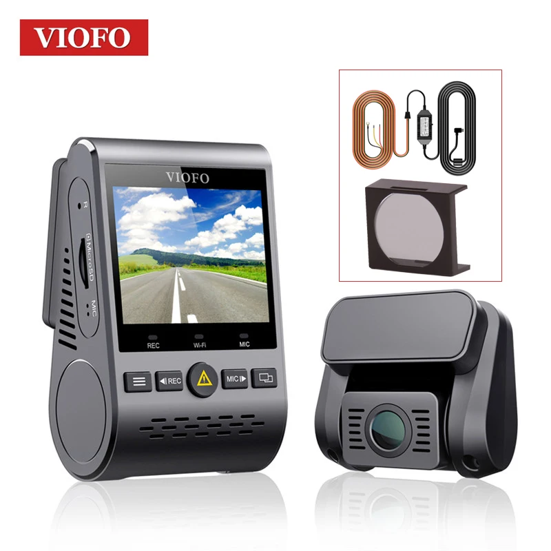 VIOFO A129 Duo двухканальный DVR 5 ГГц WiFi Full HD Sony Starvis Dash камера с GPS задней камерой/HARDWIRE KIT &
