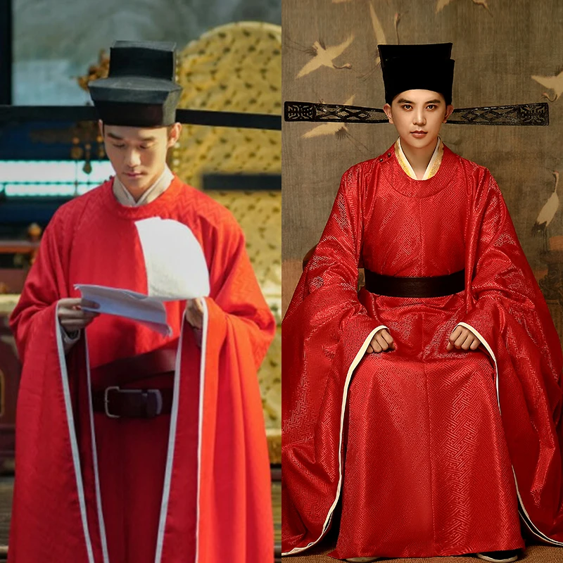 ТВ костюмы династии Сун мужской Han сервис канцлер служба фото обслуживание