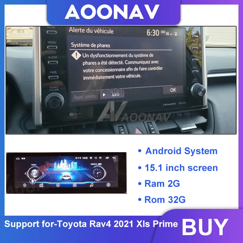 Автомобильный Авторадио GPS навигация мультимедийный аудио плеер для Toyota RAV4 2020