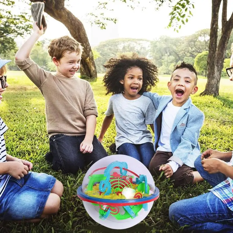 Обучающие игрушки 3D волшебный Интеллектуальный лабиринт мяч мраморная