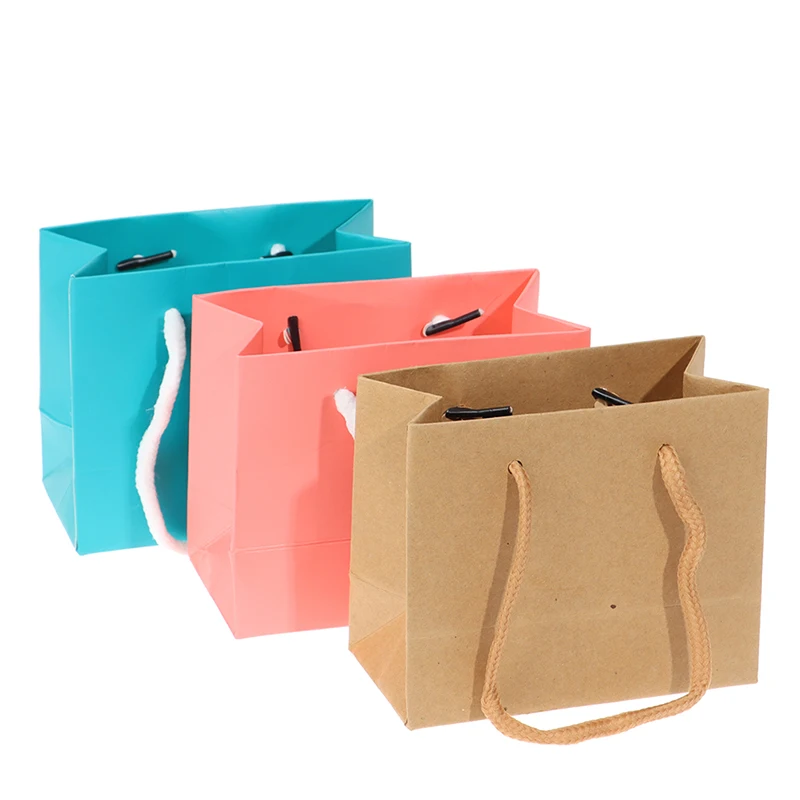 

Candy Color Dollhouse Miniature Shopping Bag Mini DIY Fashion Handbag Model Doll Accessories