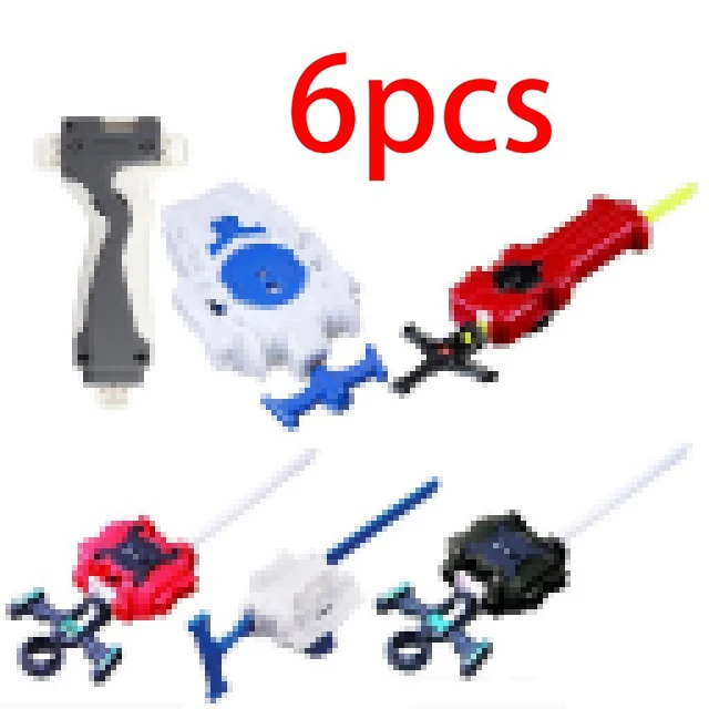 6pcs Новая комбинация Beyblade Burst набор игрушек Beyblades Арена Bayblade Metal Fusion 4D с пусковым устройством спиннинг топ игрушки - Цвет: 6pcs