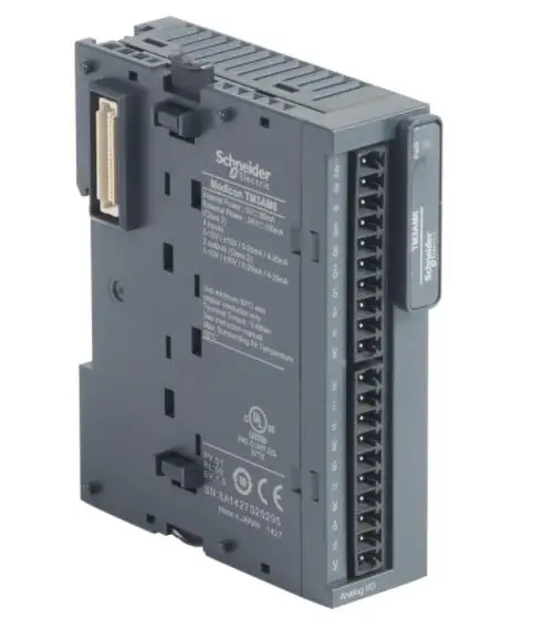 

TM3AM6 Input/output analog module, Modicon TM3, 4 inputs, 2 output (screw) 24 VDC