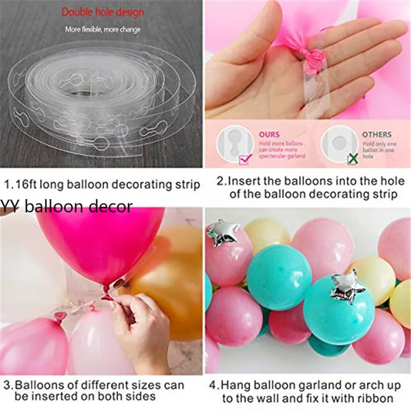 116 шт воздушный шар арочный комплект розовое золото конфетти шары из латекса