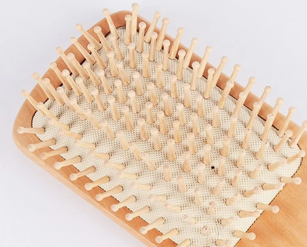 Wooden Hair Care Massage Comb Spa Head Promote Blood Circulation Antistatic Brush | Красота и здоровье