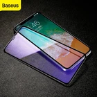 Полнозащитный экран Baseus 4D из закаленного стекла для iPhone X 3D сенсорная полноэкранная Защитная передняя пленка 0,3 мм тонкая пленка