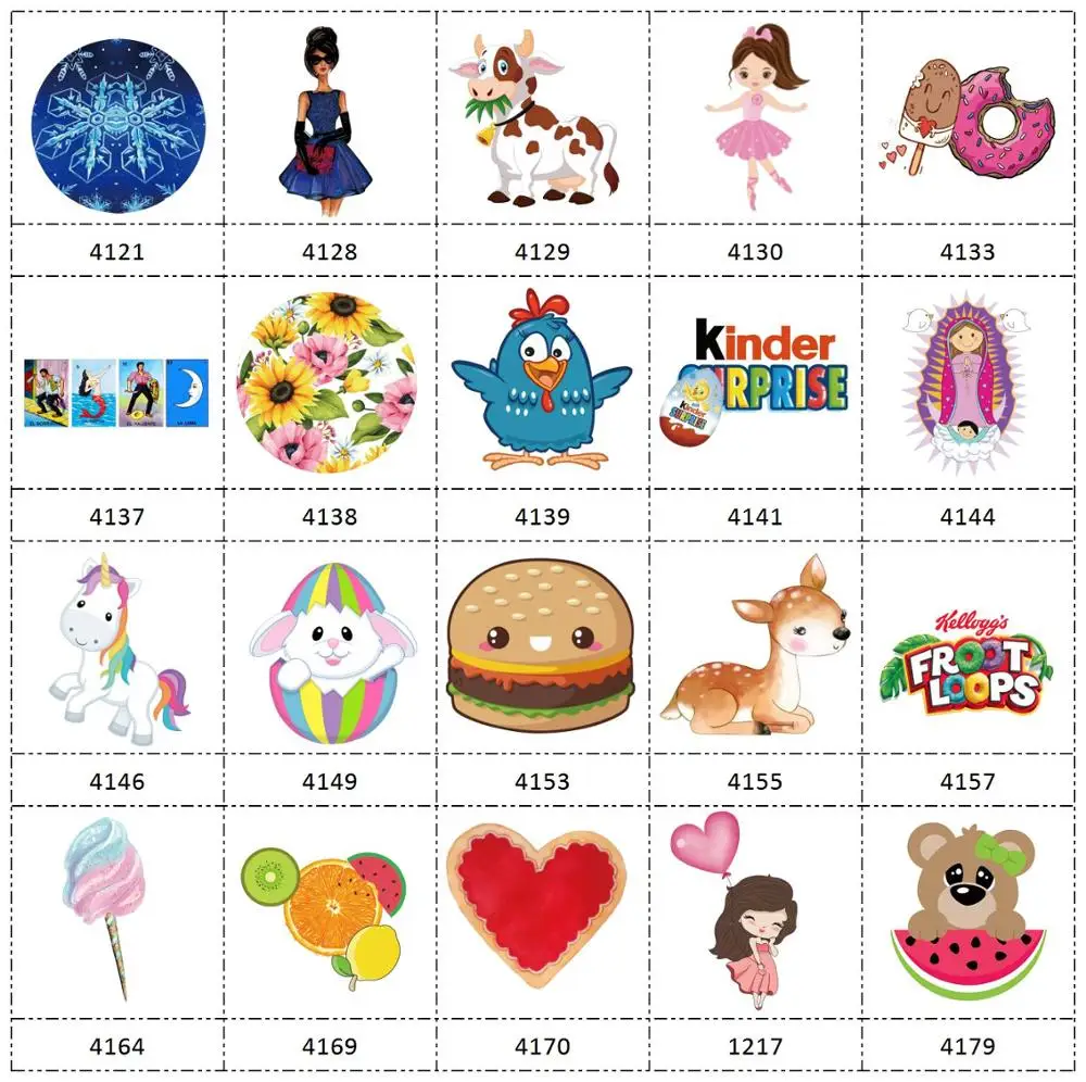 

HSDCraft Free shipping 30 pcs planar resin cartoon Series for diy