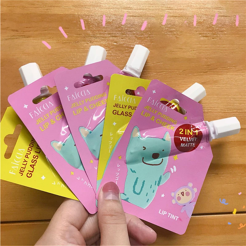 Кристальный блеск для губ желе 13 видов цветов Увлажняющий Стойкий матовый