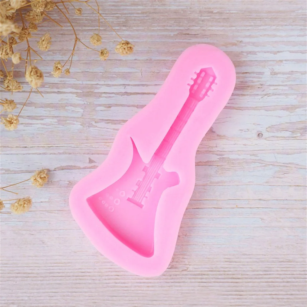 Музыкальные инструменты для гитары музыкальная силиконовая форма Sugarcraft