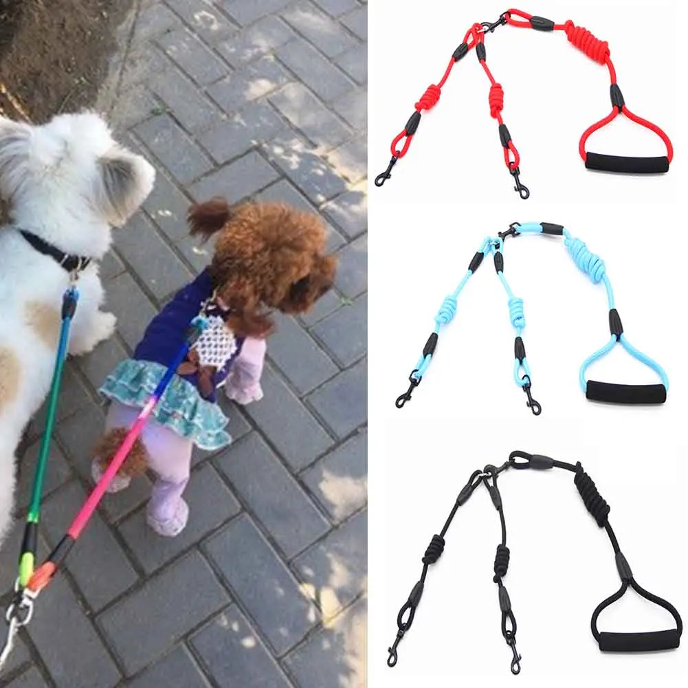 2 In 1 Training Collar Traction Outdoor For Dog Cat Adjustable Harness Pet Leash Walking Running Nylon Ropes Soft Handle | Дом и сад