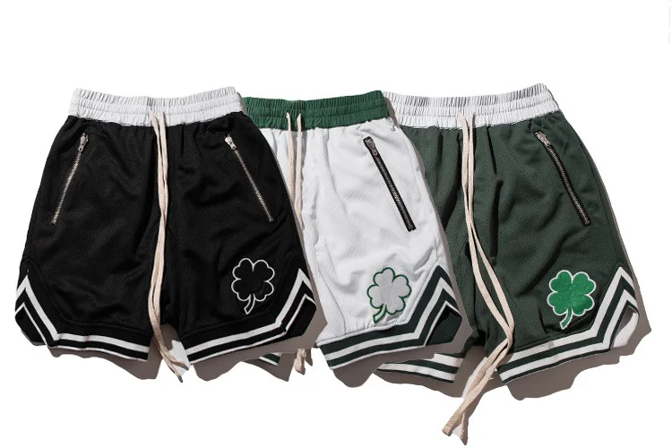 Мужские хлопковые шорты для фитнеса спортивные и бодибилдинга Летние