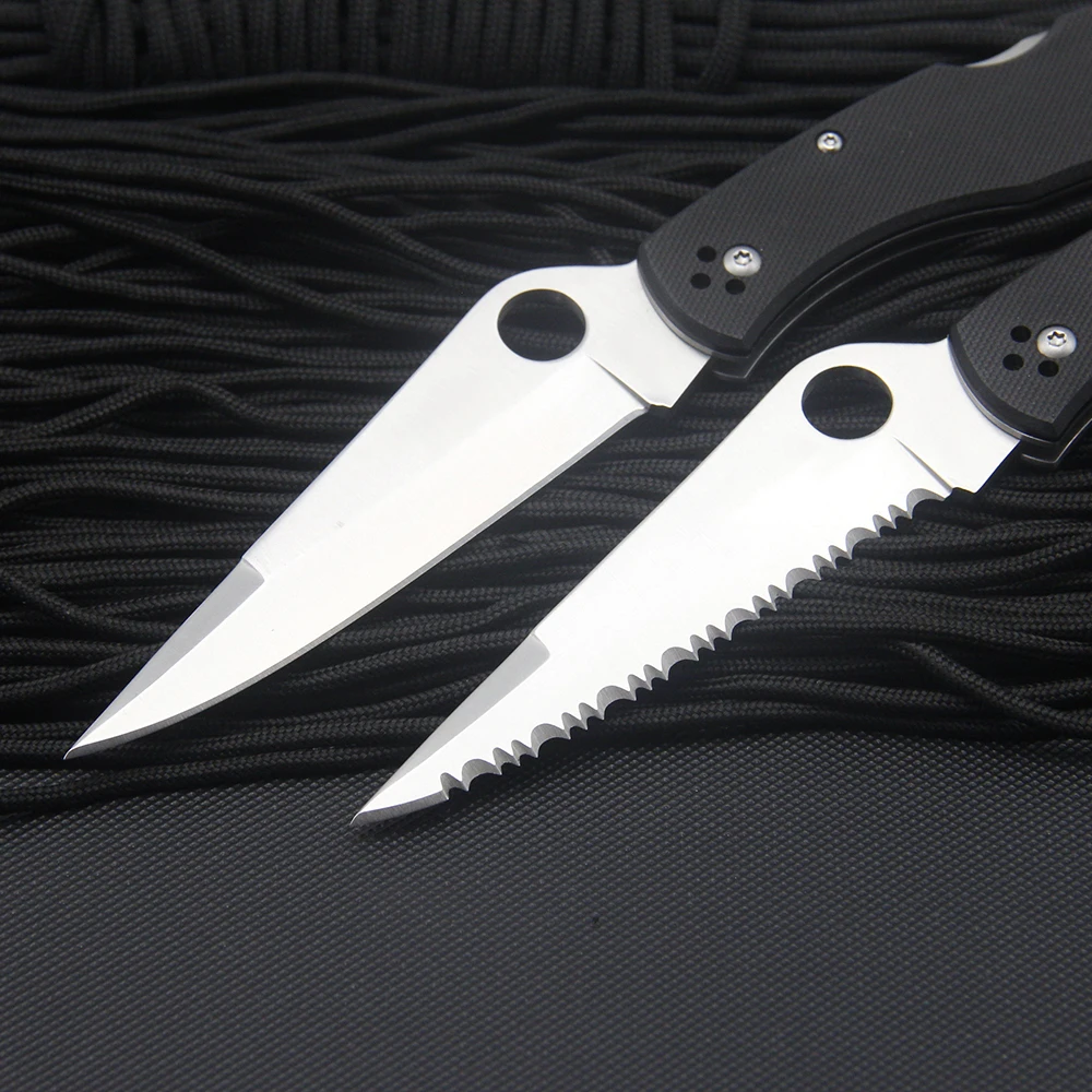 C07 Portable Folding Knife Multi-function Self-defense 8Cr13Mov Blade Steel/G10 Handle Outdoor Camping EDC Tools | Дом и сад