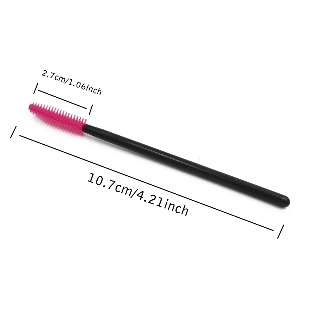 Щеточка одноразовая силиконовая для туши ресниц аппликатор Профессиональный