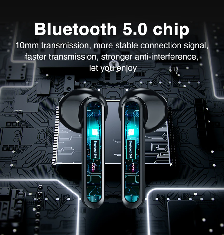 Мини Bluetooth-наушники Беспроводные TWS-наушники Стереозвук Спортивные наушники