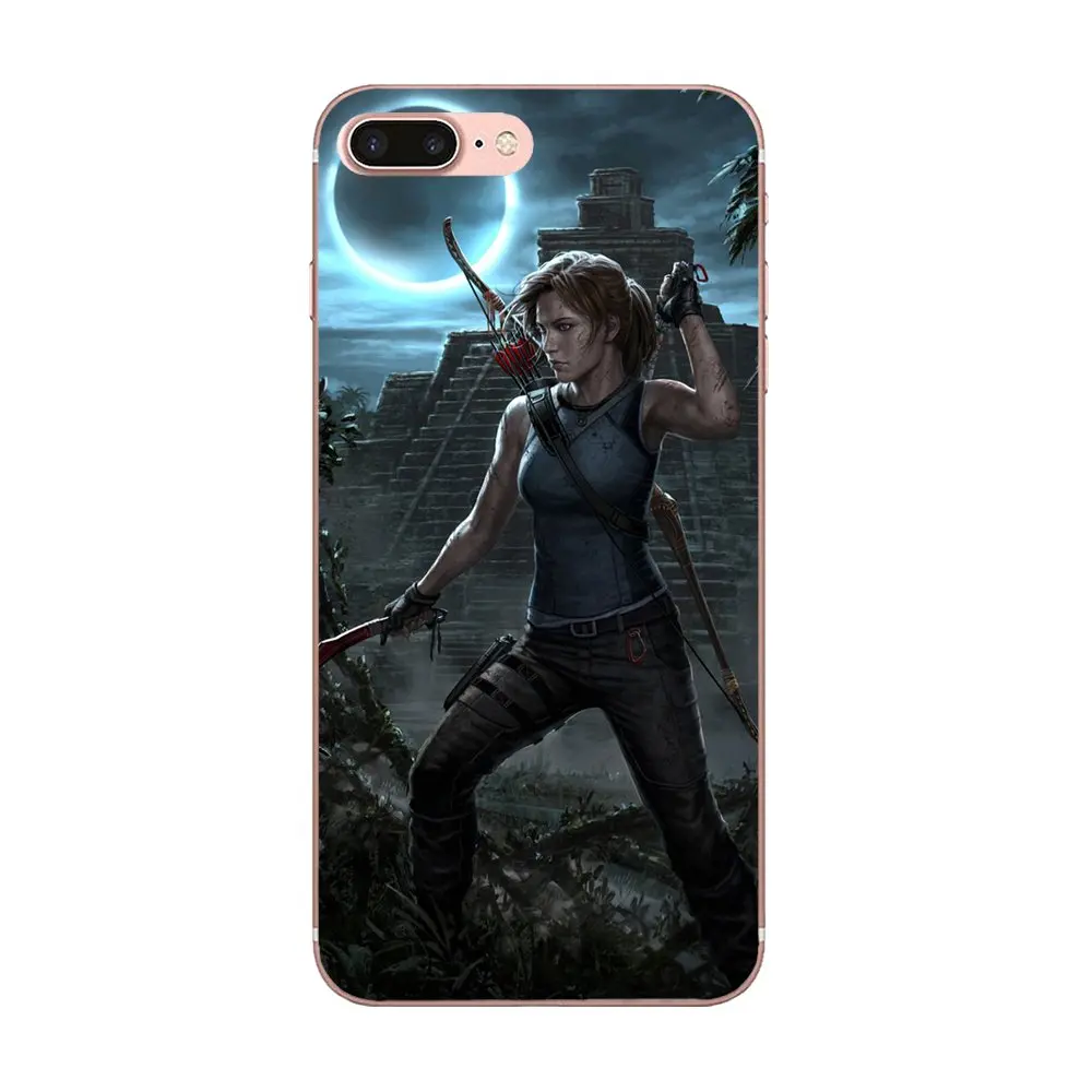 For Huawei P7 P8 P9 P10 P20 P30 Lite Mini Plus Pro Y9 Prime P Smart Z 2018 2019 TPU Transparent Case Lara Croft Tomb Raider | Мобильные