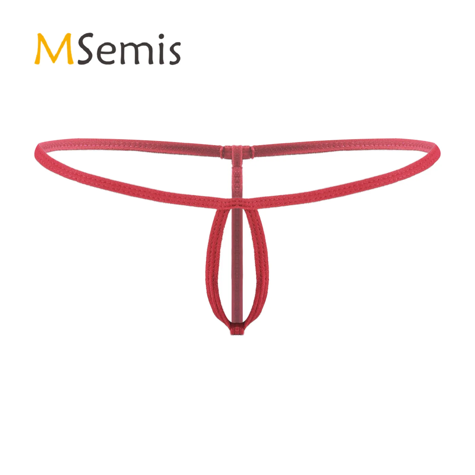 

Нижнее белье мужское с открытой промежностью, мини-стринги, микро-стринги, трусы с заниженной талией, эластичные Т-образные трусы