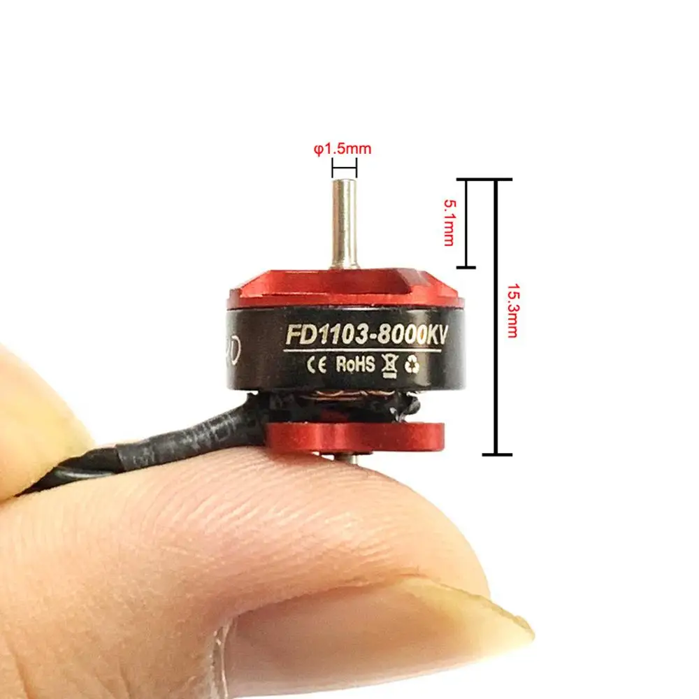 HGLRC передний 1103 8000KV/10000KV бесщеточный двигатель для FPV гоночного дрона|Детали и