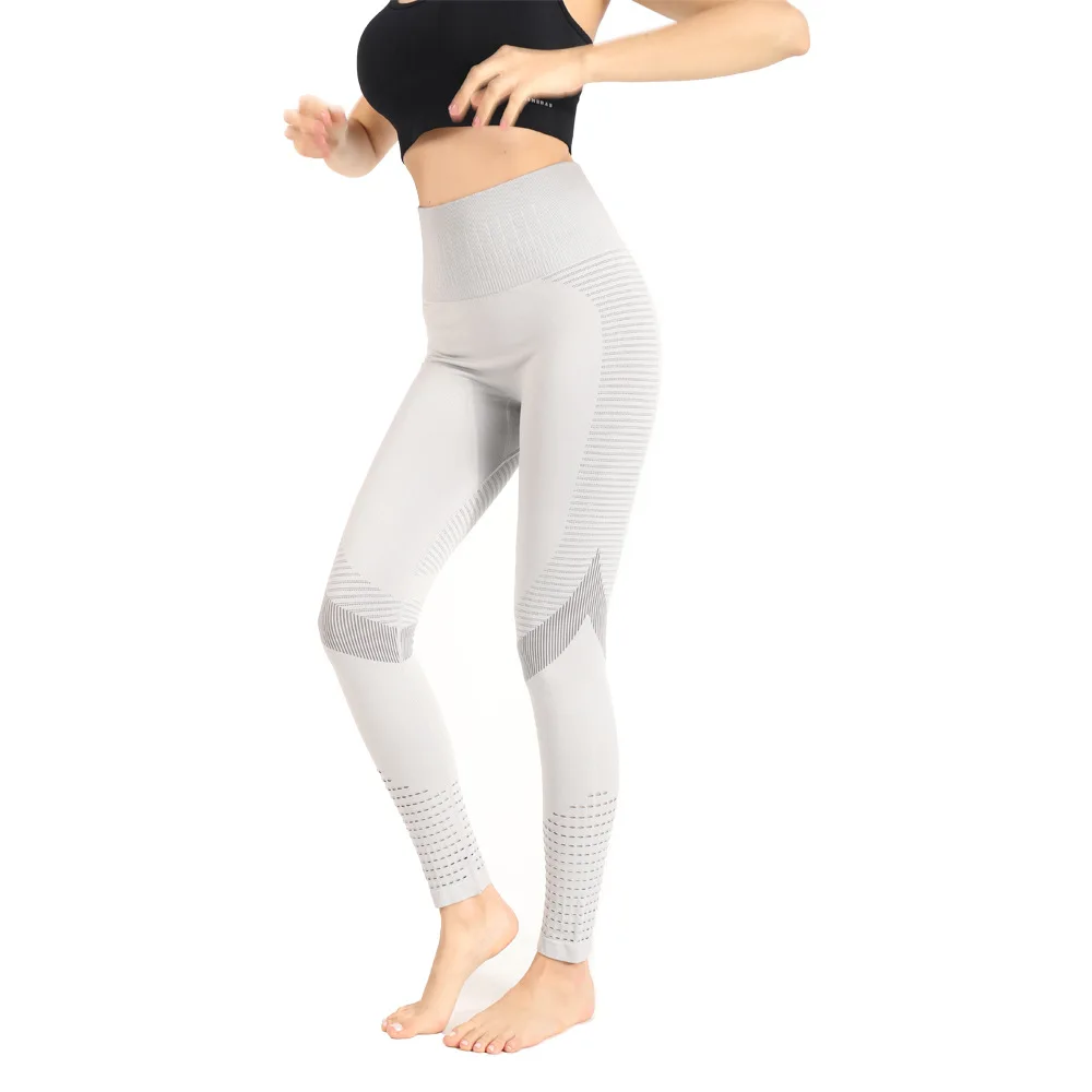 

Spring High Waist Seamless Leggings For Women Hollow Out Pants Plus Size Super Stretchy Fitness Leggings Jogging Trousers