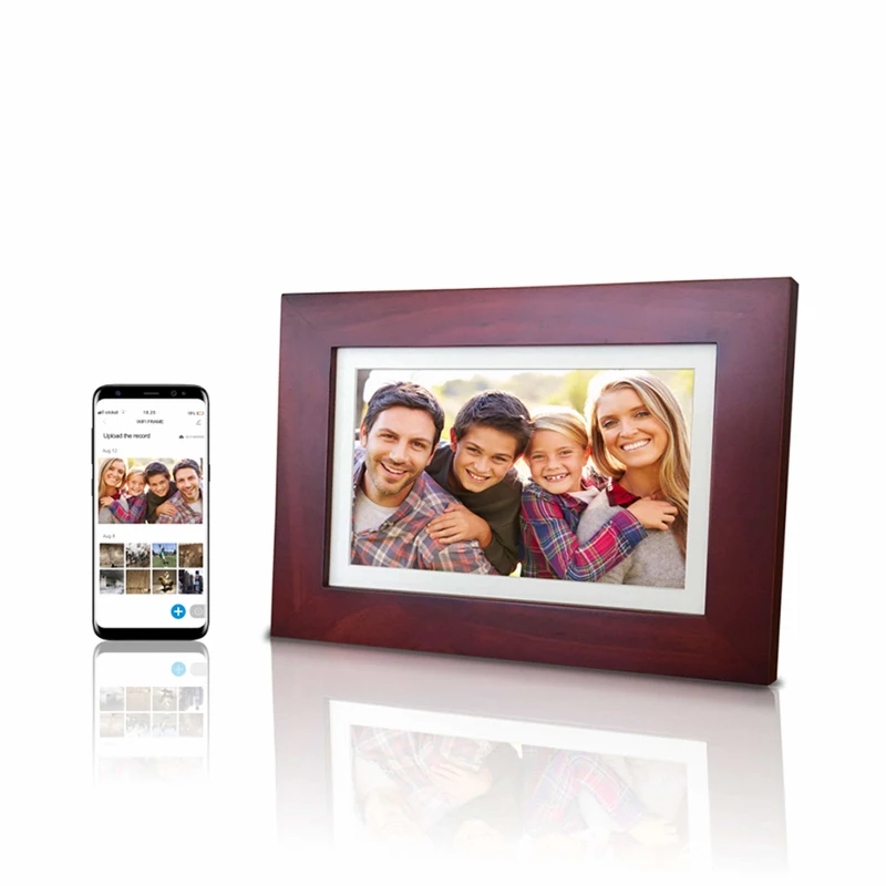 

Умная цифровая фоторамка Tuya с Wi-Fi, HD LED дисплей 8 дюймов, поддержка воспроизведения видео, лучший подарок для пожилых людей