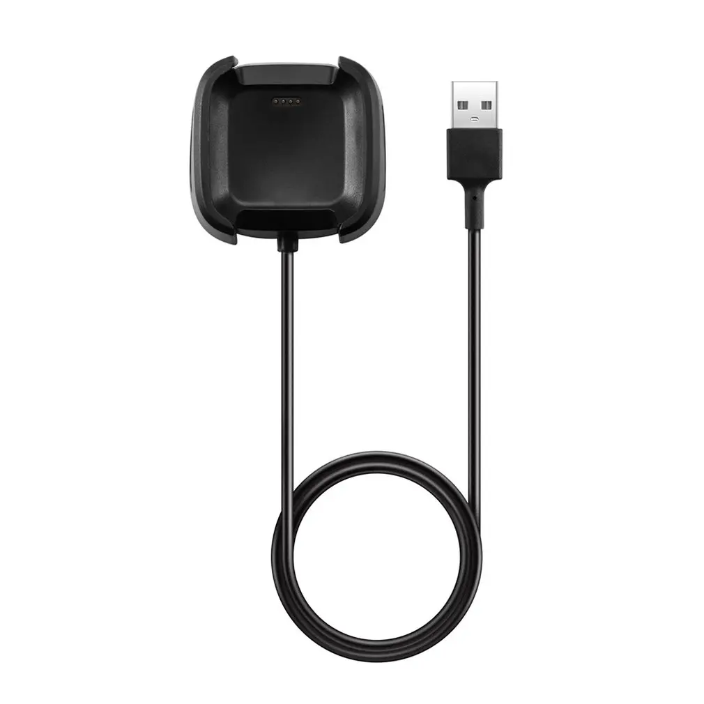 Charger Replacement Usb Charging Cable For Fitbit Versa 100cm Dock Smartwatch-black | Электроника