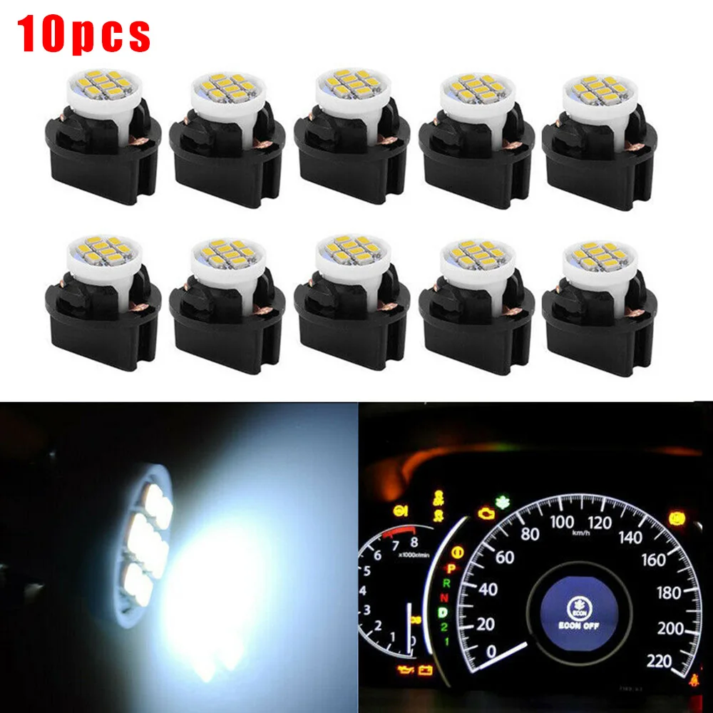 

Elements Car lights Kit Lamp Pack 10Pcs 180 degree Bulbs Cluster Dash LED