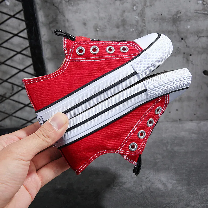 

Children's Canvas Shoes, Boys and Girls, All-match Cloth Shoes, Low-cut Korean Casual Shoes, Student Shoes, One-step Baby Shoes