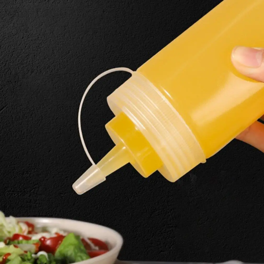 

Plastic Leak-proof Salad Squeeze Bottle Seasoning Bottle Seasoning Bottle Sauce Cream Jam Squeeze Sauce Bottle