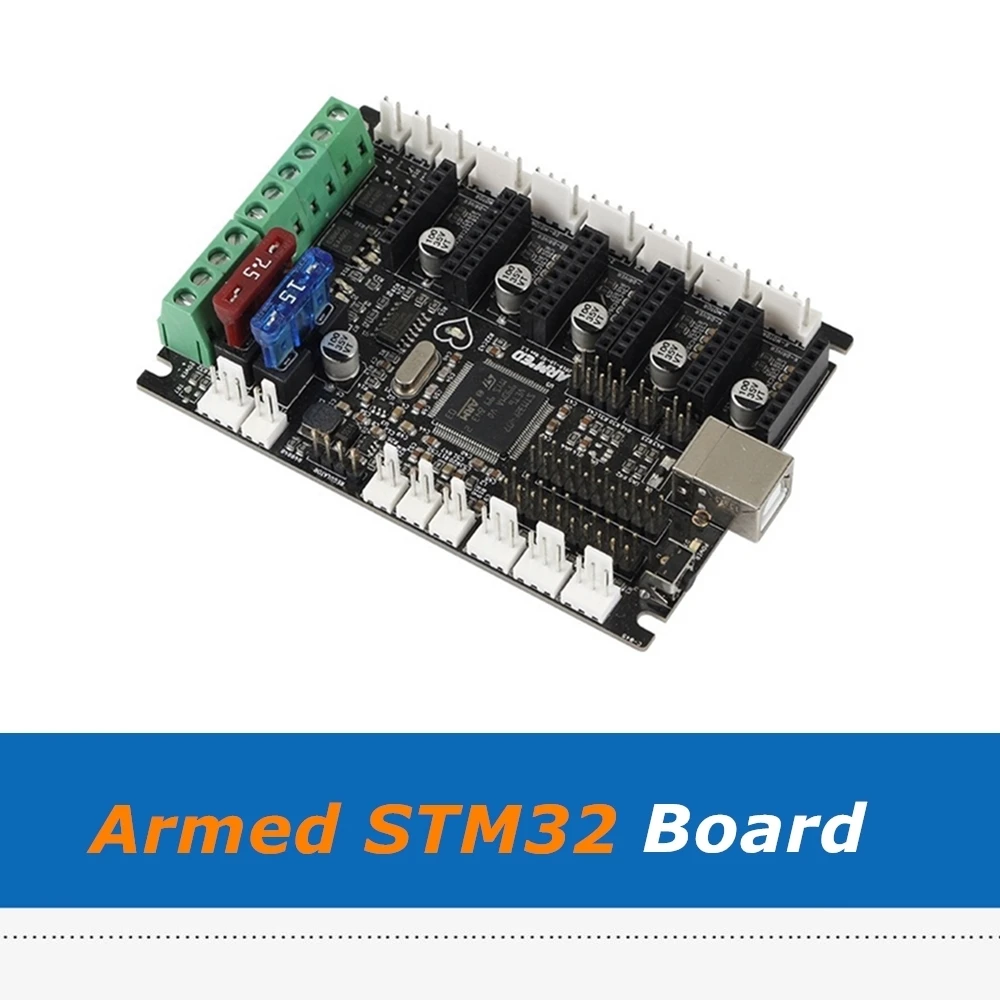 1pc armed stm32 board marlin 2 0 arduino 3d printer 32bit mainboard for diy prusa i3 mk3s mmu2s 3d printer parts free global shipping