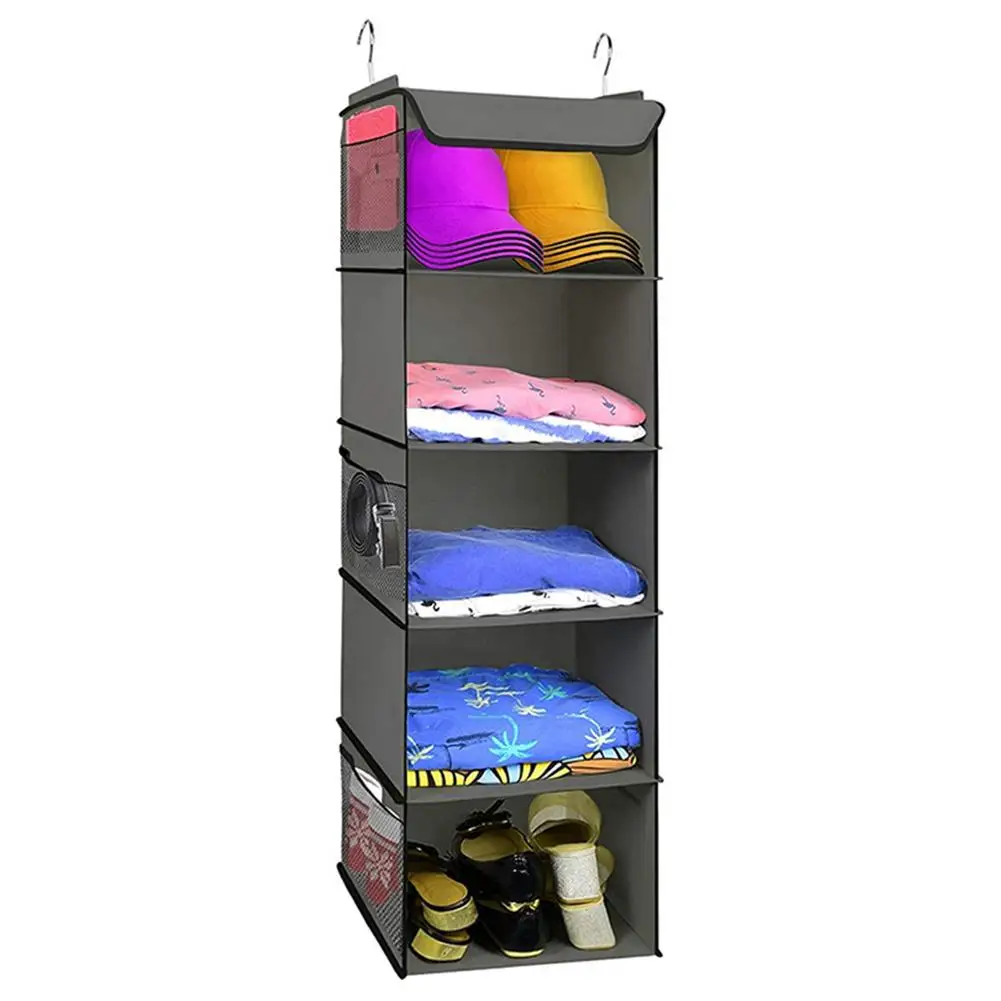 

Органайзер для шкафов, 5 полок, 6 боковых карманов