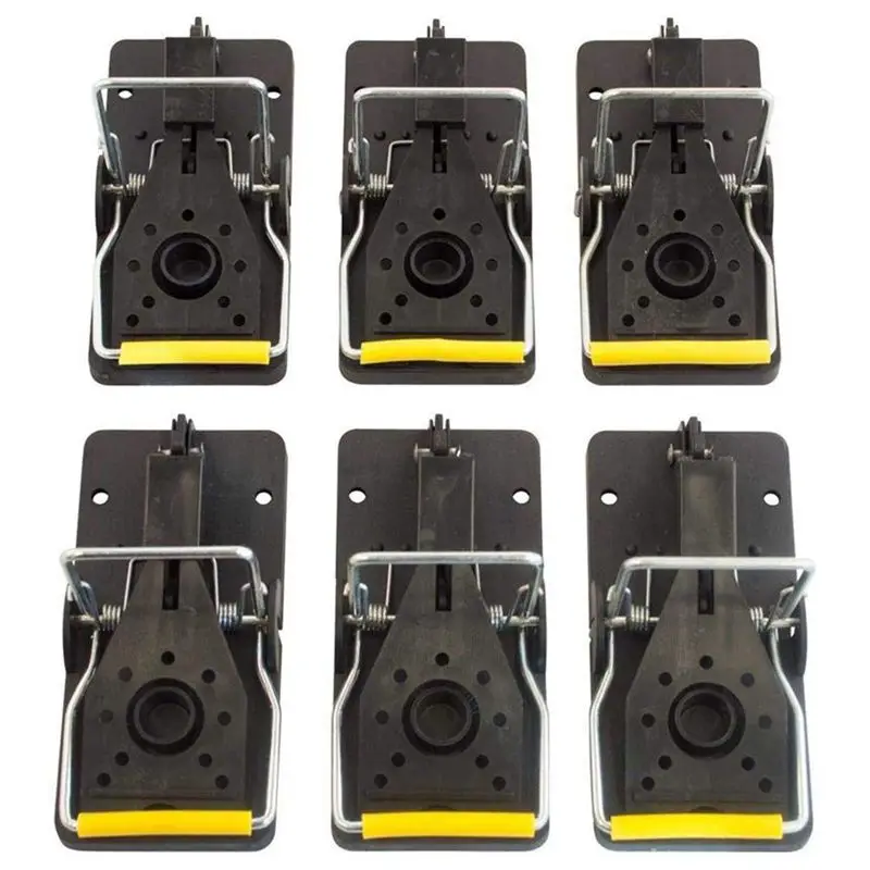 

Mouse Trap, Reusable And Easy To Use Snap Traps, Pack Of 6 Retail