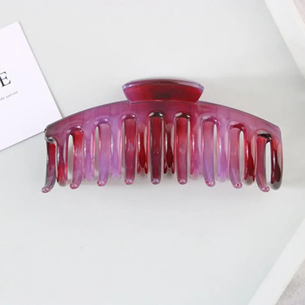 Элегантная матовая искусственная Нескользящая большая Заколка-краб для женщин