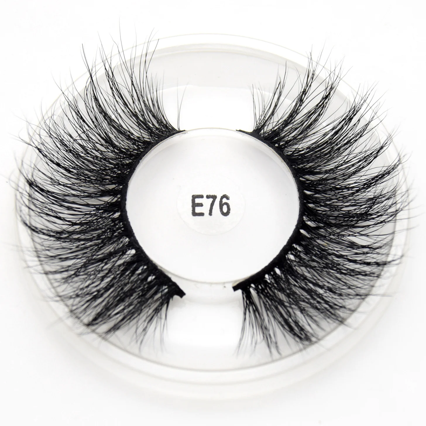 Норковые ресницы для наращивания Visofree E76 натуральные длиной 25 мм диаметром 100%