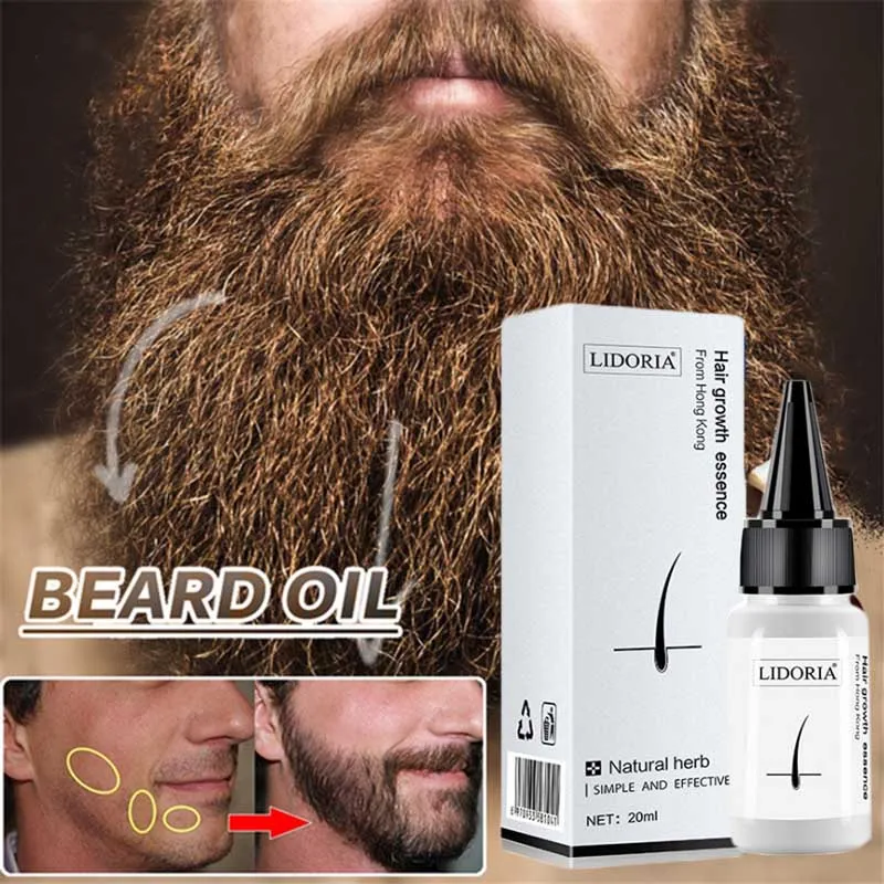 

20ML Fast Hair Growth Serum Beard Oil Axillary and Chest Hair Regrowth Fluid Longer Thicker Preventing alopecia Anti-Hair Loss