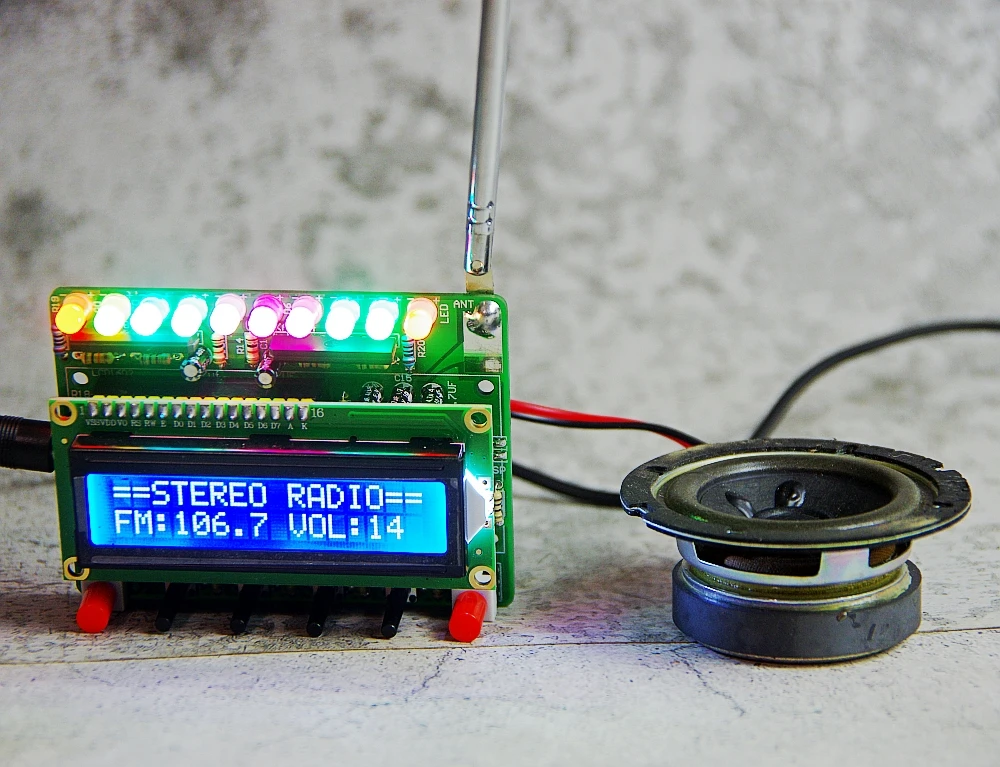 FM цифровое радио DIY kit электронный Обучающий набор для пайки | Игрушки и хобби