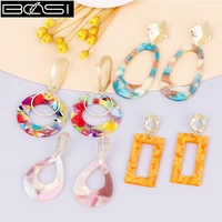bosi acrylic earrings for women fashion jewelry drop earrings 2021 korean earrings boho simple earring girls wholesale resin cc