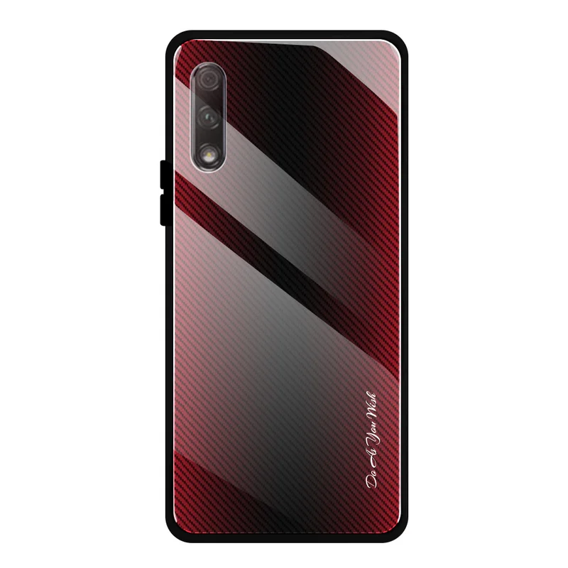 Градиентный чехол из закаленного стекла для Huawei Honor 20 Pro 20i 10i 8X 9X 10 Lite V30