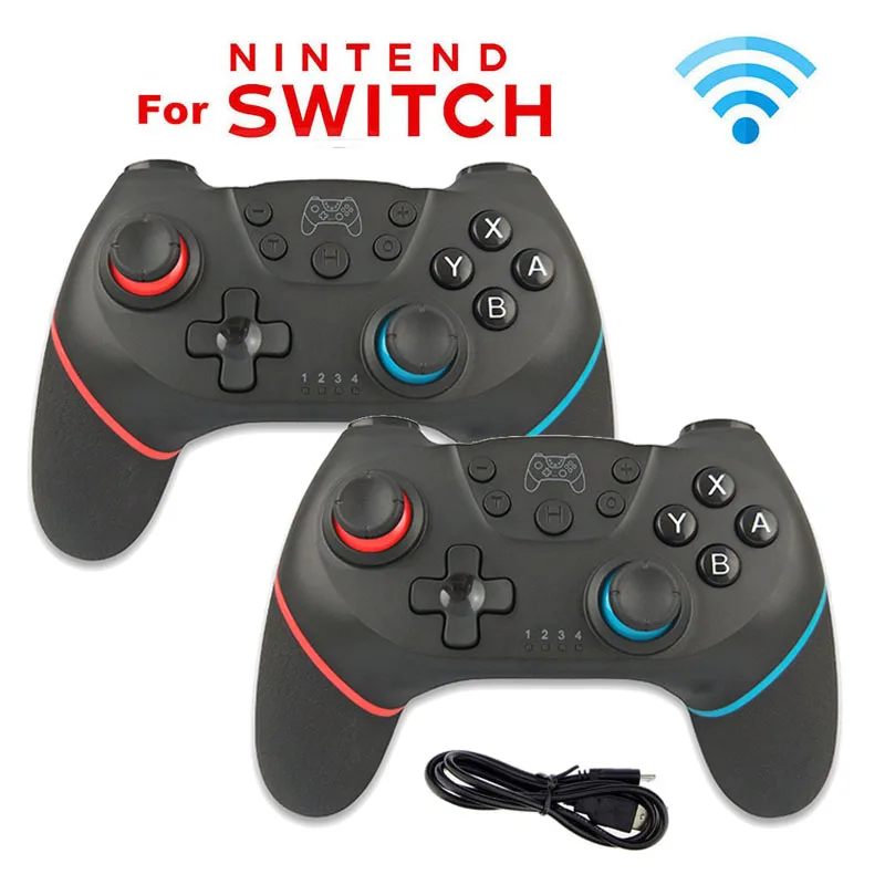 2pcs REBU 2 шт./1 шт. беспроводной Bluetooth контроллер для kingd Switch Pro геймпад для kingdoswitch аксессуары для игр - Цвет: 2pcs REBU