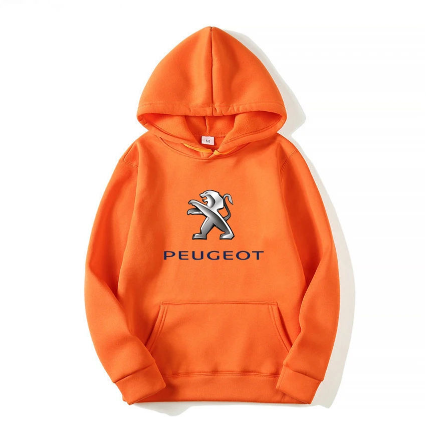 

Peugeot CAR LOGO Men Woman Hoodies Sweatshirts Fashion Hooded Hip Hop fleece Hoody Mens Brand Hoodie Streetwear