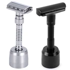 Безопасные бритвы с двойными краями для мужчин, бритвенные бритвы с открытой ручкой в виде бабочки, женские бритвы с 5 лезвиями, многоразовая ручная бритва