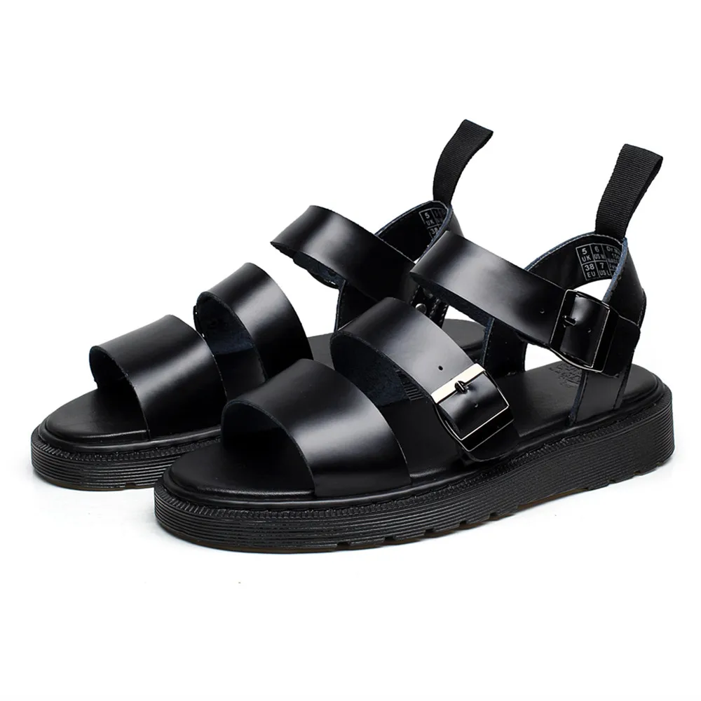 

2021 Men's Martinss Shoes Summer New Style Outdoor Non-slip Breathable Men Fashion Trend Black Beach Shoes Casual Sandals Men